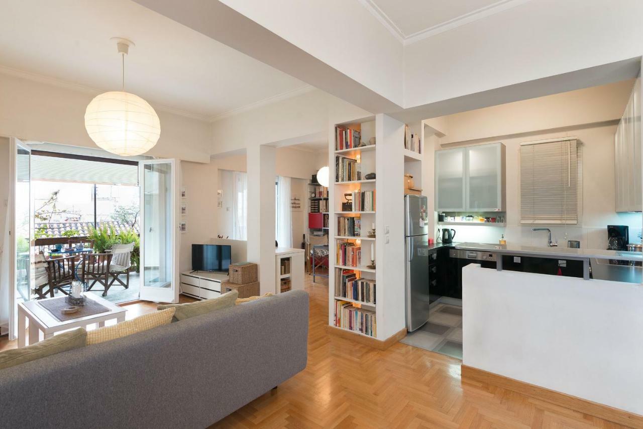 Stylish Flat With Veranda In The Heart Of Athen Eksteriør bilde