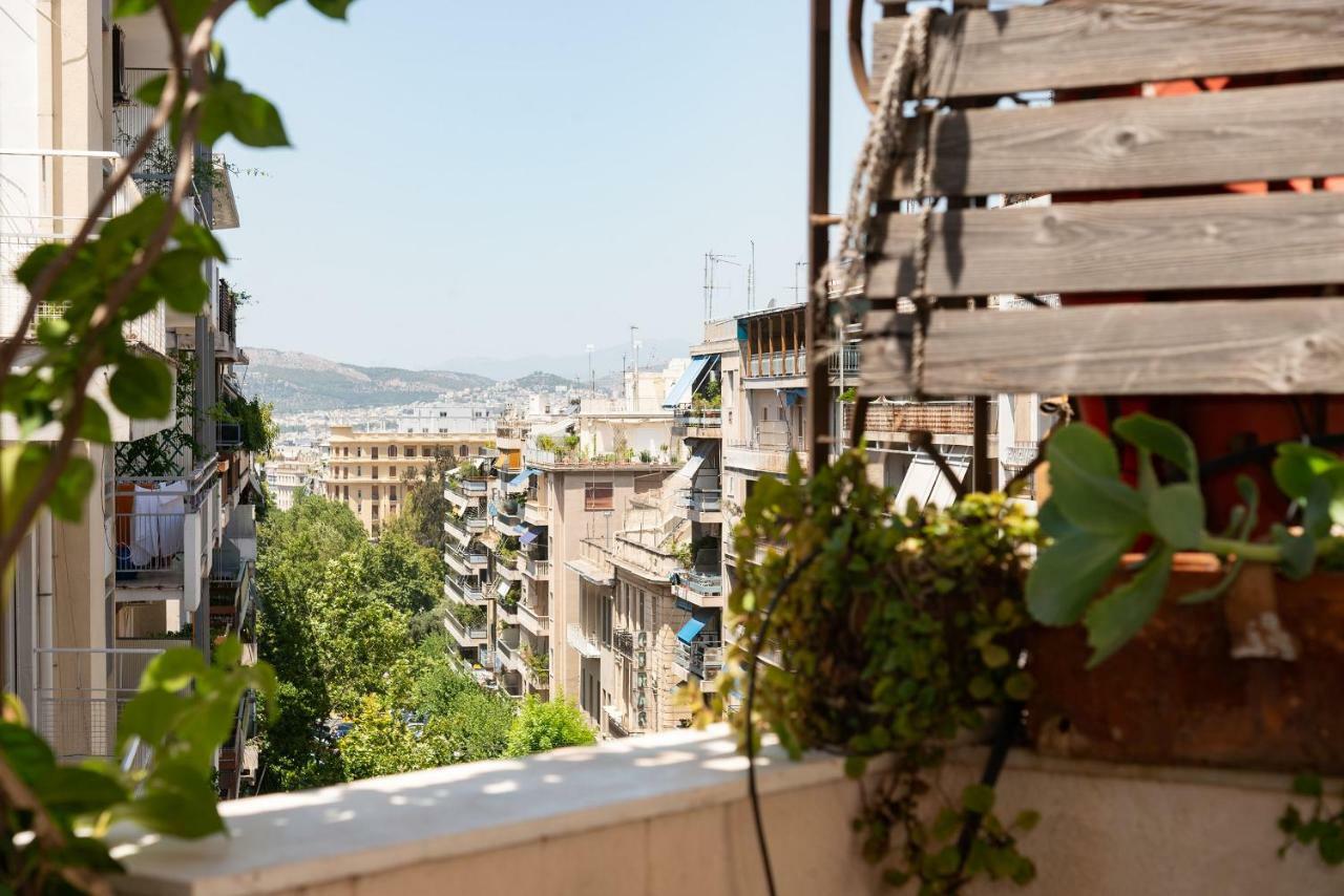 Stylish Flat With Veranda In The Heart Of Athen Eksteriør bilde